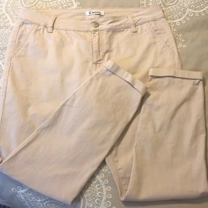 d. jeans. Skinny ankle with cuff.